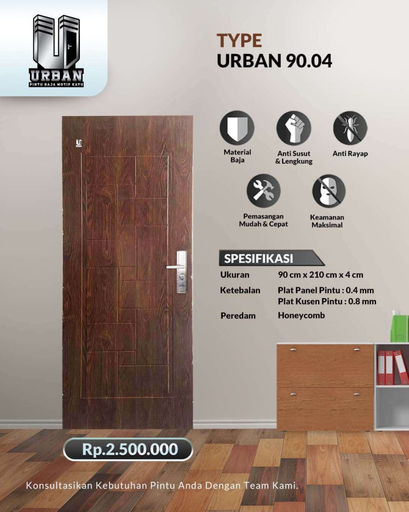 Pintu baja single door