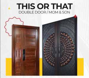 Pintu Rumah Klasik Baja: Menyandang Elegansi Abadi dengan Fortress