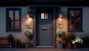 Cara Memilih Pintu Depan yang Sempurna dengan Lampu Samping