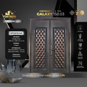 Pintu Baja Fortress Tipe GALAXY 150.03